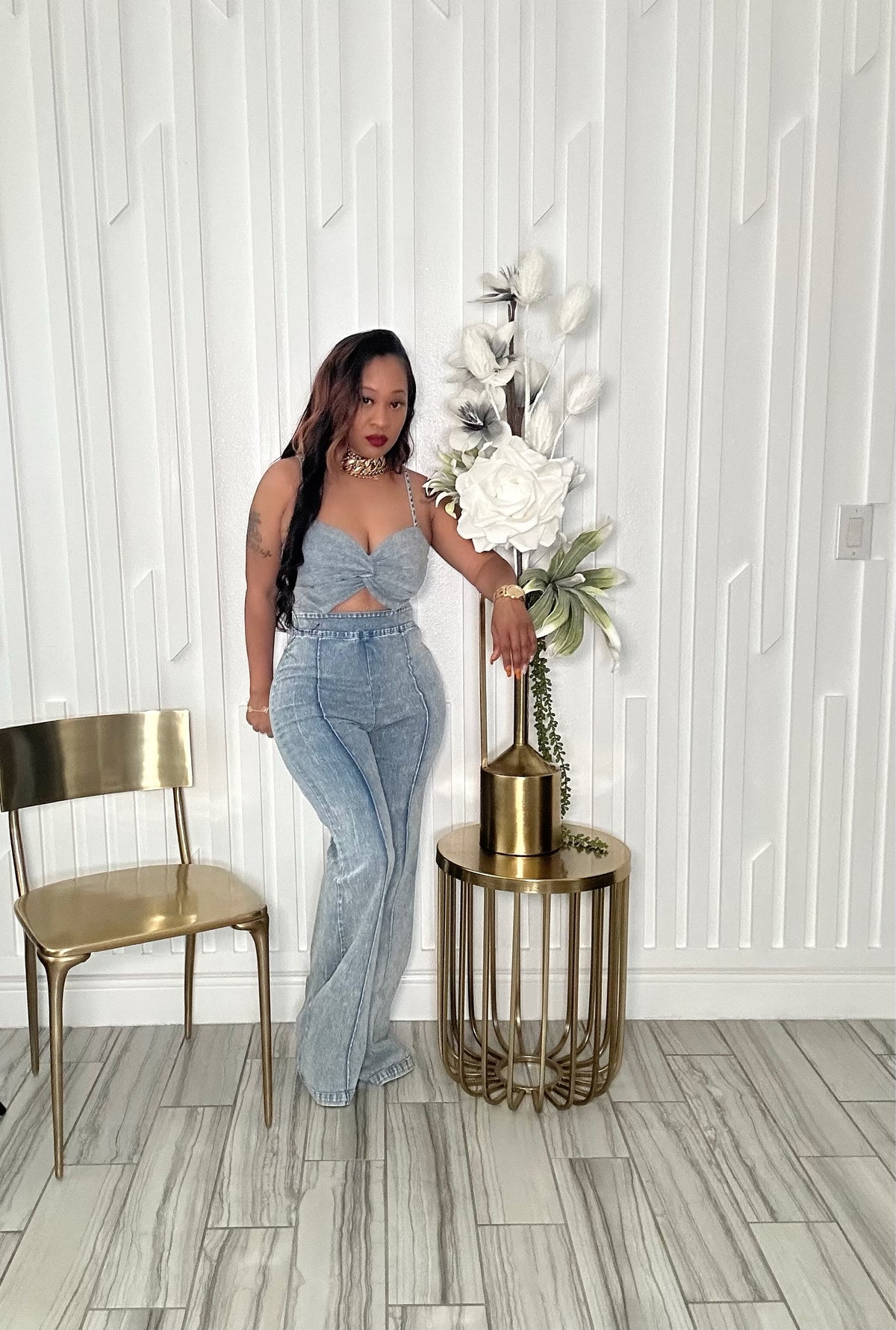 Denim Affair Jumpsuit