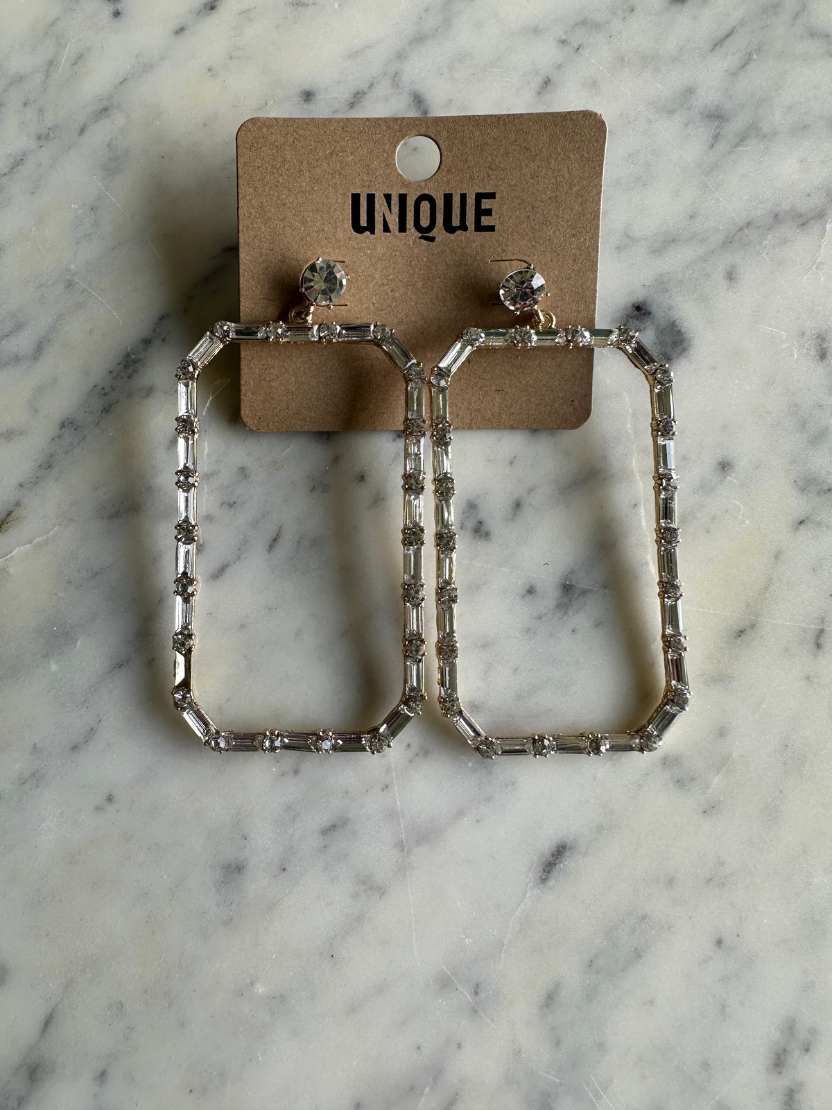 Shine Bright Rectangle Earrings