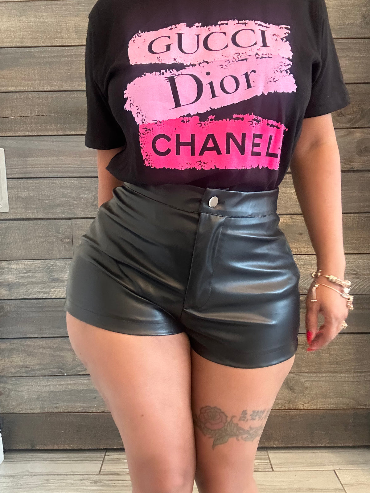 Hot Gurl Pleather Shorts